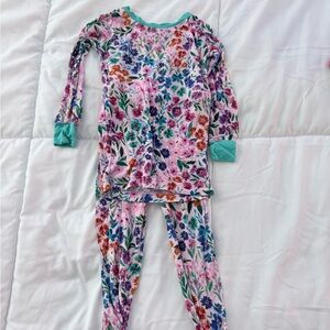 Little Sleepies Sweet Pea Pajamas - Sz 18-24M